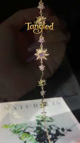 Rapunzel bracelet ☀️#bracelet #rapunzel #jewelry #fyp #goldjewelry 