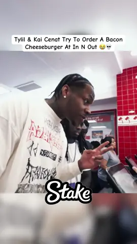 Tylil & Kai Cenat Try To Order A Bacon Cheeseburger At In N Out 😭💀#kaicenat #mafiathon3 #mafiathon #tylilshow #innout 