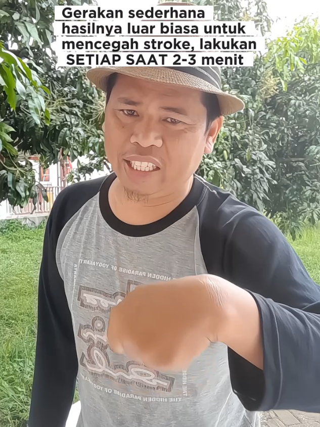 Gerakan sederhana hasilnya luar biasa untuk mencegah stroke, lakukan seriap saat 2-3 menit 
