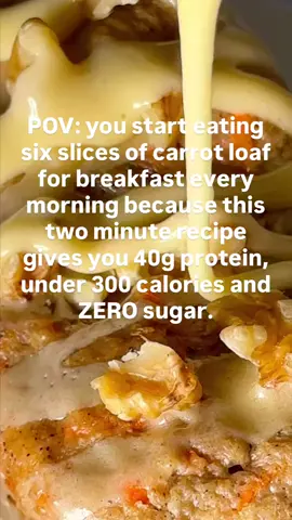Weight Loss Carrot Cake Loaf🥕🎂 When you combine these ingredients, you naturally boost GLP-1 and feel full so you eat less—and this recipe already has the golden ratio for your body’s natural GLP-1 activation: 40g protein, 5g fiber, and under 400 calories. That’s how it helps you hit your weight loss goal of 1–2 lbs a week. Ingredients: 🎂 1 scoop Protein Milkshake Cupcake Batter (link in bio) 🎂2 tbsp Greek Yogurt 🎂1 tbsp unsweetened applessauce  🎂 2 tbsp pancake mix (any brand) 🎂 1 tbsp 0 cal sweetener 🎂 2 tbsp grated carrots  🎂 1/2 tsp cinnamon/nutmeg/pie spice  🎂 1 tsp 0 cal syrup 🎂 1 tsp chopped nuts Protein Icing: 🎂 1/2 scoop Protein Milkshake 🎂 1/4 cup milk Directions: Mix loaf cake ingredients in a bowl & microwave 30 sec. Top with with protein icing & enjoy! Comment “PLAN” if you want more high protein recipes & meals plans to achieve your weight loss goals with Protein Milkshake. Ready to try this carrot cake loaf - grab Protein Milkshake’s hormone-friendly weight loss protein meal replacements at proteinmilkshake.com or tap the link in bio. #gethealthy #insulinresistance #guthealth #hormonalbalance #menopausalweightloss #balanceyourhormones #eatwell #healthyliving #weightlossover40 #healthyweightloss #weightlossjourney #weightlosstransformation #highproteinrecipes #lowcalorie #mealreplacement #breakfast #highprotein #mealprep #easyrecipes #mealplanideas #healthyrecipes