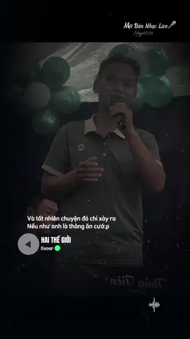 Tưởng thất vọng ai dè tuyệt vọng luôn…#motbannhaclive #haithegioi #cover #lyrics #nhachaymoingay 