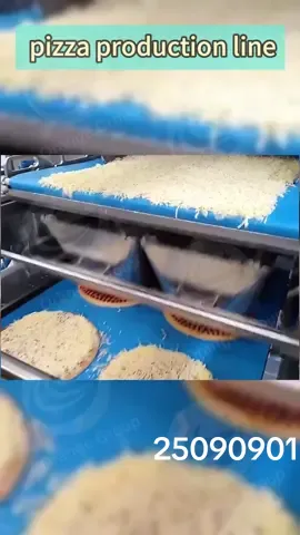 Pizza production line,We are the source manufacturer of pizza production lines and related machines. if you need our products please contact us#machines #factory #pizzaproduction #machine 