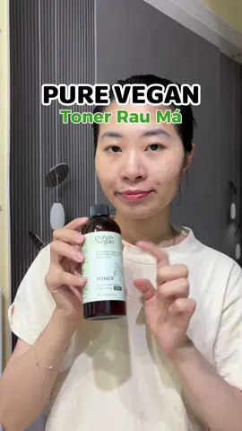 Toner rau má Pure Vegan phù hợp da dầu mụn, da hỗn hợp thiên dầu nhé ạ #tonerrauma #purevegan #nuochoahongrauma #tonerpurevegan #nuoccanbangtoner 