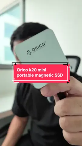 Orico k20 mini portable magnetic SSD #orico #oricok20mini #oricoportablessd #minissd #sirbeerus 