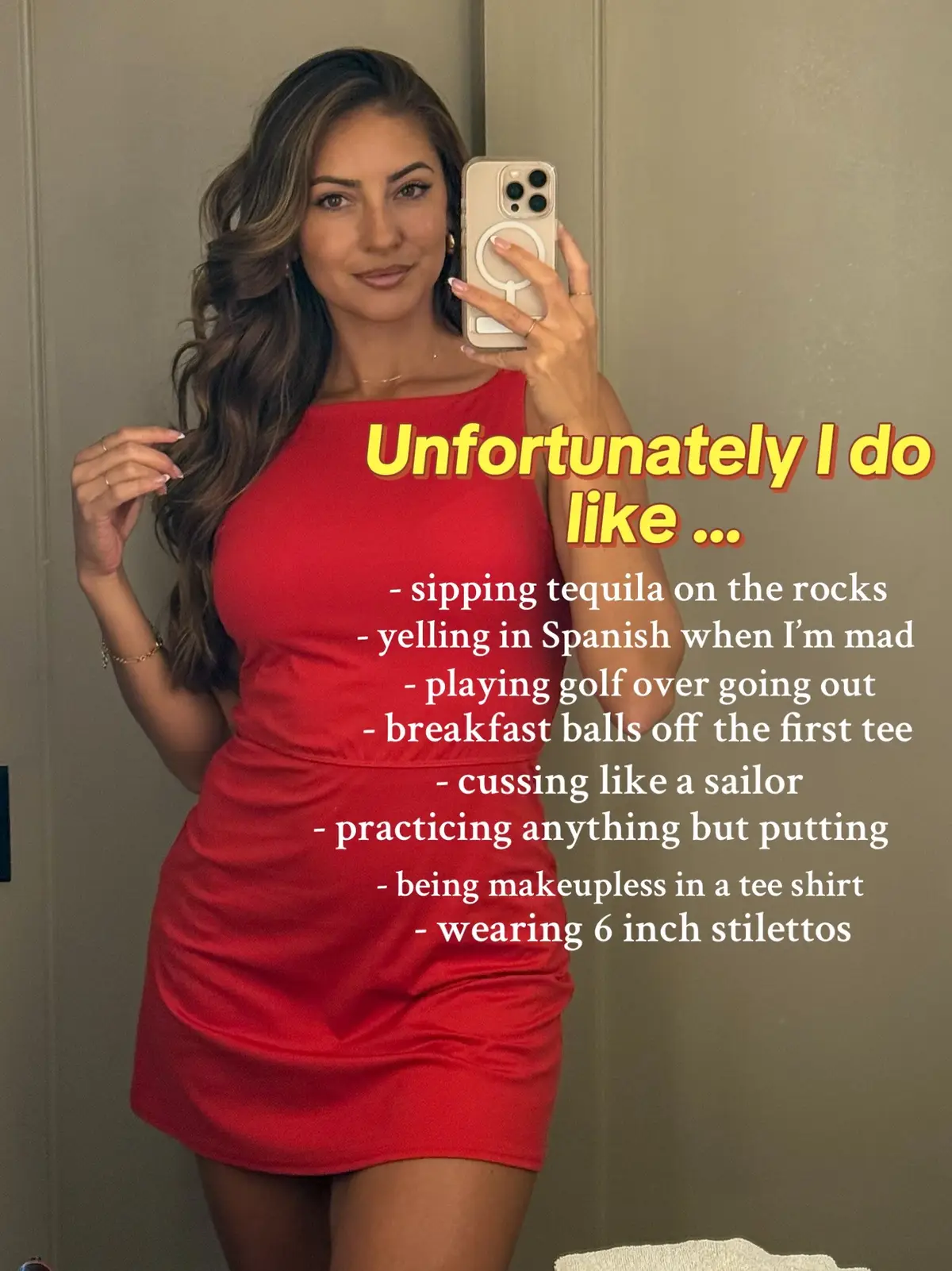 Well here’s a lil bit about me I guess 😂💃🏽 #trend #fyp #golfgirl #viral