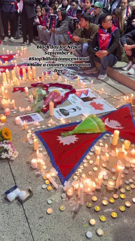 A heartfelt condolence to all the innocent souls who lost their lives in the protest which was happened on Sep 8. My heart goes out to all of you😭. I am here in foreign country all I can do is cry out loud. This is already too much now it’s time to take actions against those fu****g political leaders and make a country corruption free. #justiceforallvictims #fyp #blackday #foryou #sadnews 