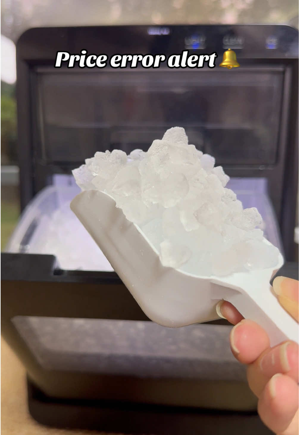 The best nugget ice maker ever! Holds 44lbs of nugget ice and is so affordable #euhomyicemaker #euhomy #nuggetice #kitchenessentials #nuggeticemaker 