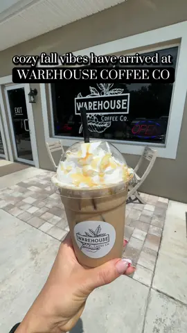 One of my favorite coffee spots in Spring Hill, FL has officially kicked off September with some seasonal special drinks 🍂🍁☕️ #fallcoffee #coffeetok #fallvibes #springhill #coffeeshop 
