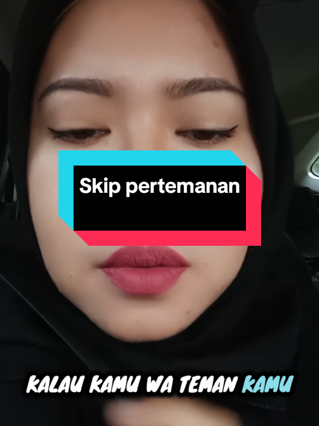 # harus punya harga diri dalam berteman