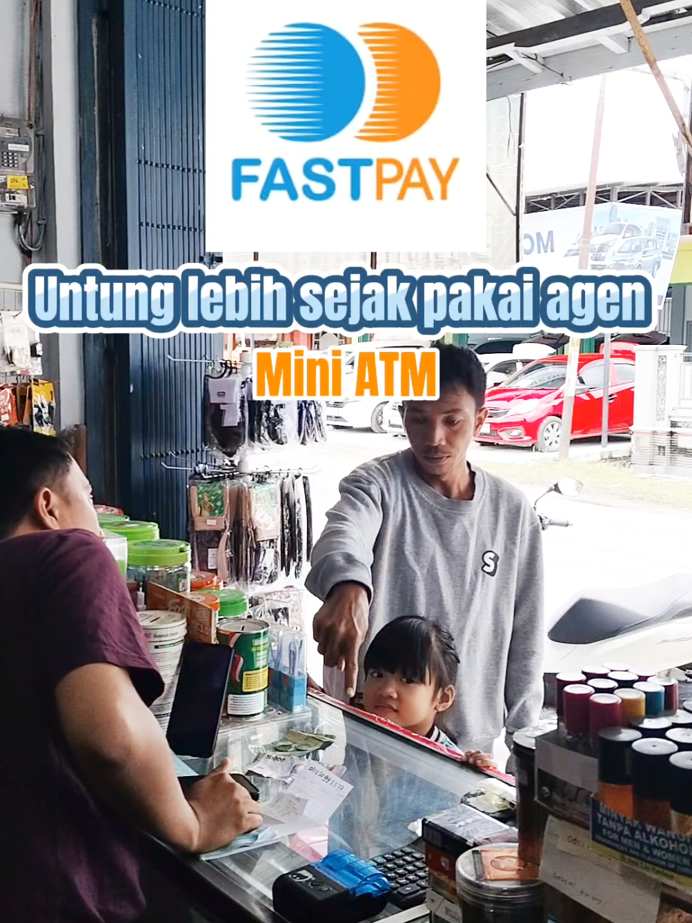 Untung lebih sejak pakai agen Mini ATM @Fastpay Indonesia  #aplikasiandalanagen #andalanagenindonesia #fastpay 