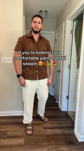 It feels so comfy 😍🍂 #comfortableoutfit #pantsformen #fallfashion #TikTokShopCreatorPicks  #TikTokShopRestock