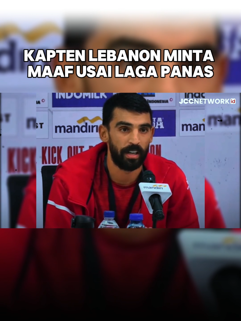 Kapten Lebanon, Mohamad Haidar, angkat suara soal keributan di laga Indonesia vs Lebanon. Ia minta maaf dan tegaskan insiden hanya karena tensi tinggi pertandingan.  #TimnasIndonesia #FIFAMatchday #IndonesiaVsLebanon #JayIdzes #KevinDiks 