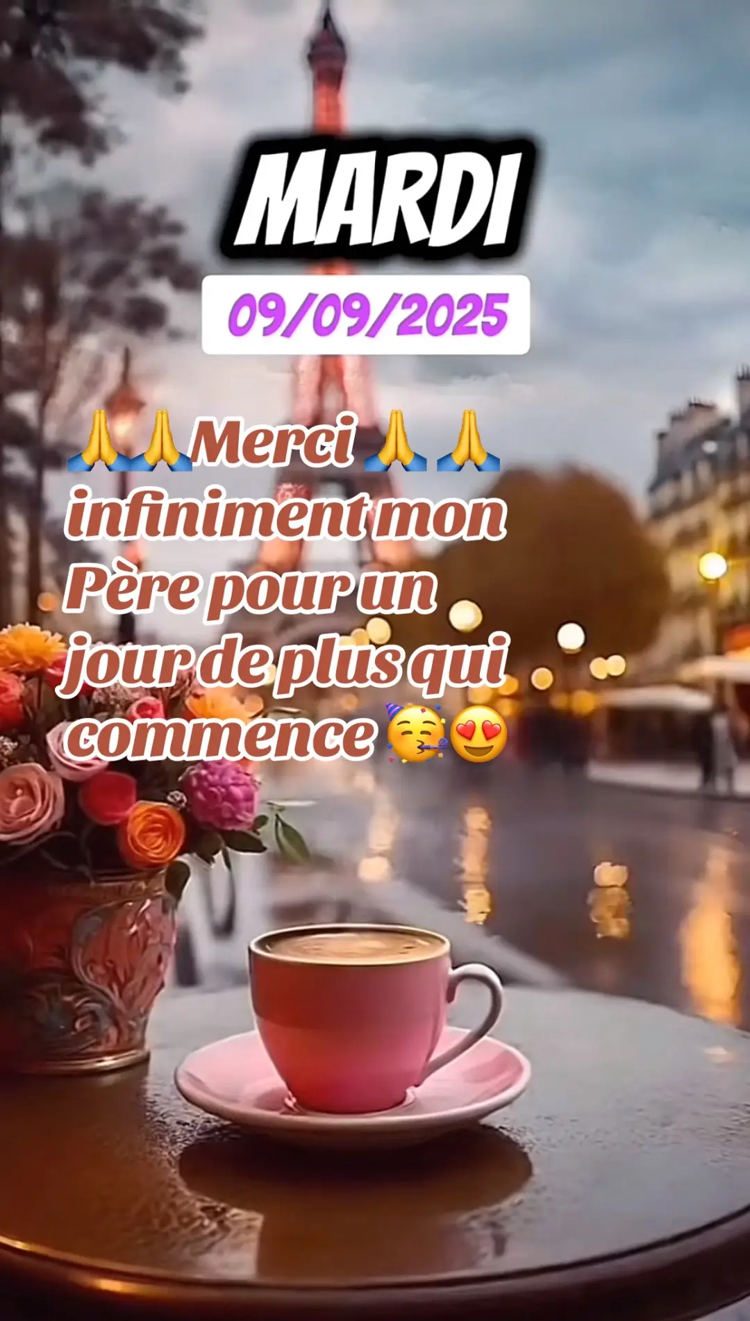 Un mardi rempli de grâce 😇 de bénédiction 🥹 et de gratitude 🙏  Je suis reconnaissant pour tous les jours que j’ai surmonté 💪✌️🙏🥳 #creatorsearchinsights #prier #mercimondieu🙏🙏😍🥰 #amen 🙏 #magdabelle 😍💪💥🥳🌹🥰🙏🌴🌻