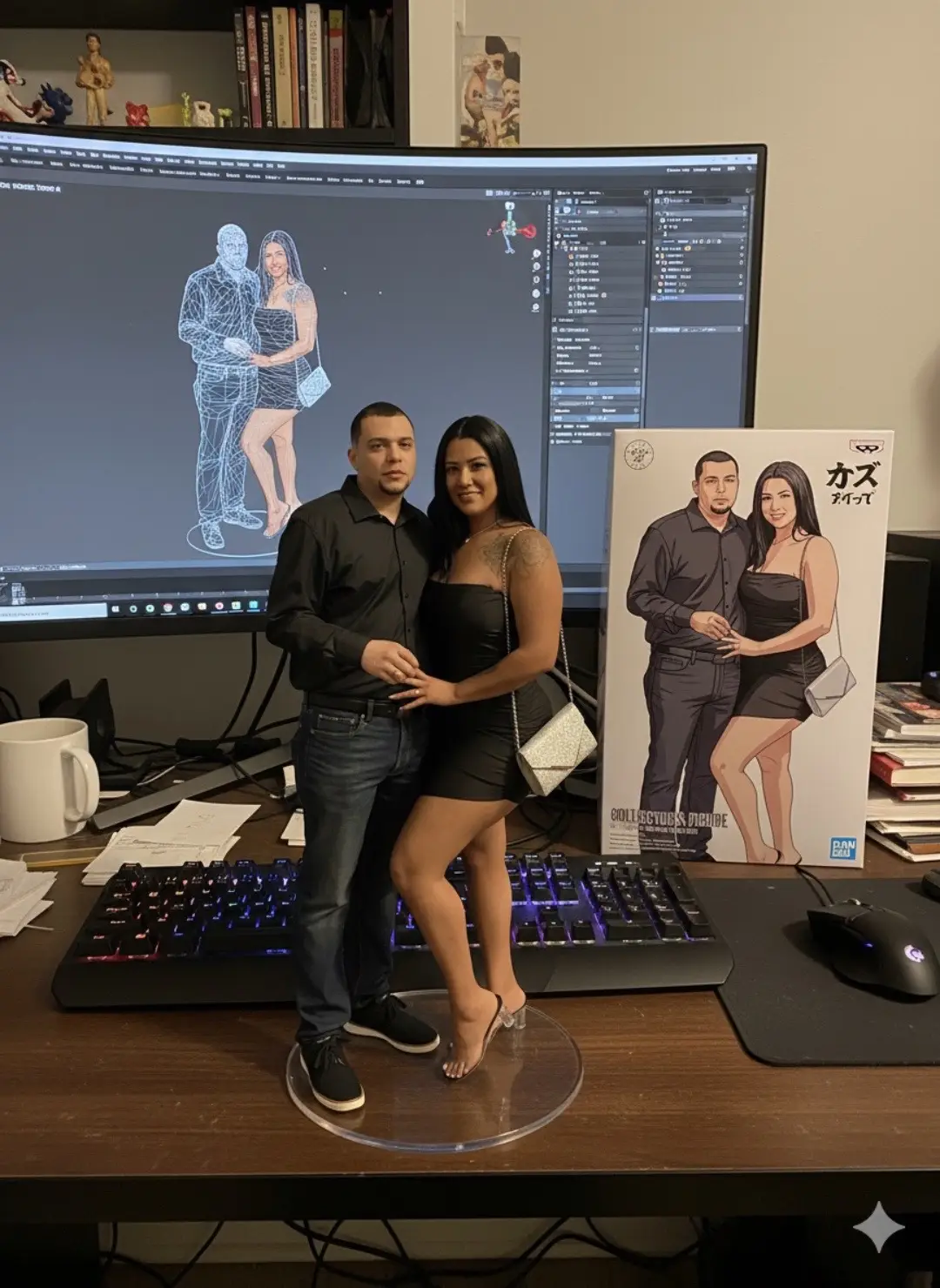 #couple #Love #figure #picture 