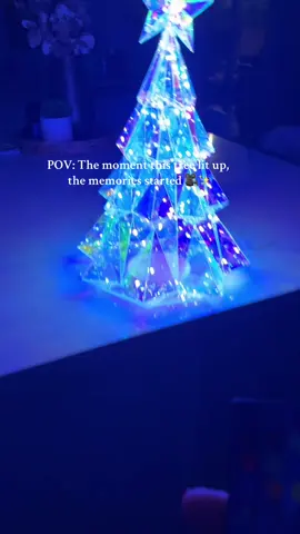The way this lights up ✨ #LightUpTree #ChristmasTree #HolidayDecor #ChristmasDecorations
