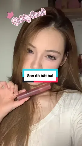Tone son đỏ cử phải gọi là đẹp mê đi, tôn da tôn makeup vô cùnggg❤️‍🔥 #makeup #3ce #3cepartner #3ceblurwatertint #sepia 