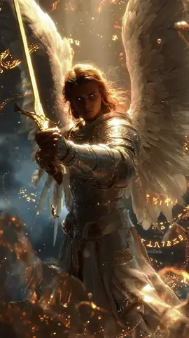 Angel Michael will bless all believers #micheal #god #angel #fyp #wolink