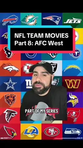What is the most quintessential movie connected to each team in the NFL? Part 8: AFC West #fyp #foryou #filmtok #movies 