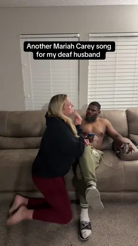 The 4 margs I’ve had really helped me capture the emotion 😂 #deaf #esl #mariahcarey #husbandwife 