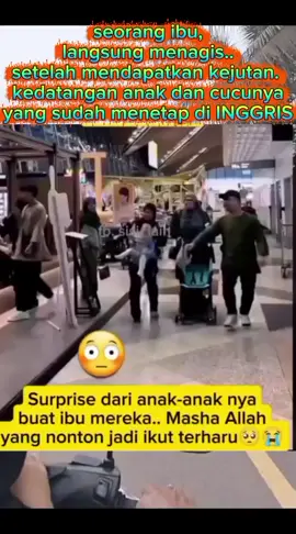 Air mata bahagia seorang ibu. yg mendapatkan surprise kedatangan anak dan cucu yg telah lama menetap di INGGRIS #ibu #airmata #bahagia #fyyyypppppppppppppppppシ 