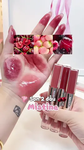 Ê son 2 đầu Mistine đẹp nha mấy bà 🤭 che vân môi đỉnh, thêm lớp bóng nữa thì căng mọnggg ✨💓 #mekemdaily #CoopabeautyTAP #coopatap #Mistine #son2dau 