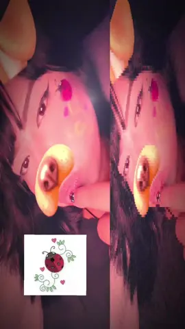 tried something very new today 🥹 #fyp #fypシ゚viral #makeup #facepaint #ladybug 