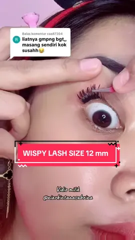 Membalas @caa87304 ikut tutorial kk 🥰🥰#fyp #eyelashsendiridirumah #eyelashextensions #nyonyabeauty #niarkintanasabrina 
