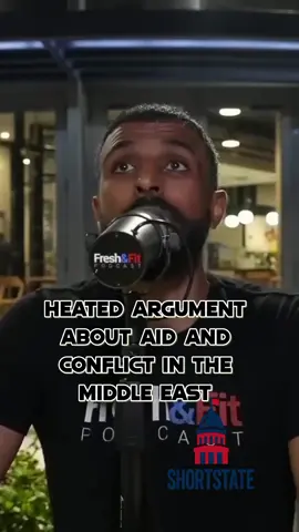 Heated argument about aid and conflict in the Middle East#palistine🇵🇸♥️🇵🇸 #podcast #palistine #freedom #worldwide 