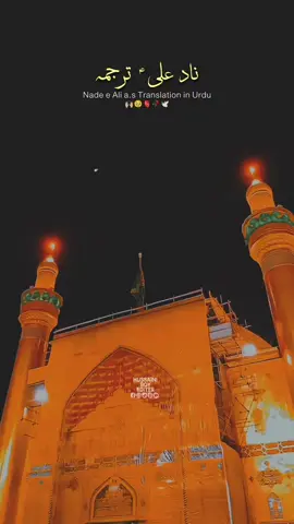 Nade e Ali a.s Translation in Urdu adn Arabic 🙌🏼🥹🫀🥀🕊️/~  loin of Allah mola Ali as 🙌🏼🥹💚🕊️/~     #fypシ #yaali #growmyaccount #unfreezemyacount #1millionaudition 