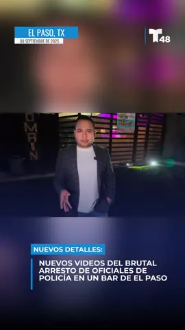 Hablamos en exclusiva con el gerente del bar quien informó que no está de acuerdo con la manera en que los oficiales realizaron los arrestos.  La policía de El Paso no ha dado información al respecto de los oficiales involucrados en el incidente. #NoticiasTelemundo48EP #EPPD #ElPaso #Texas #ElPasoPolice 