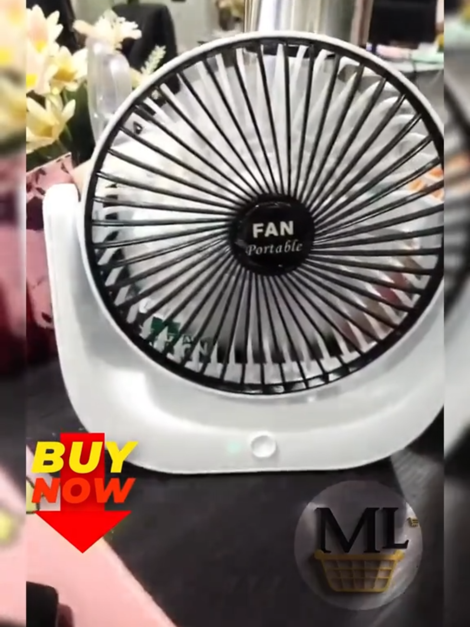 JMlfie Portable Mini Thin Fan Blades Rechargeable Desk Fan Clip Mount Fan Handheld heavy type Fan #PortableDeskFan #RechargeableMiniFan #ClipMountFan #HandheldCoolingFan