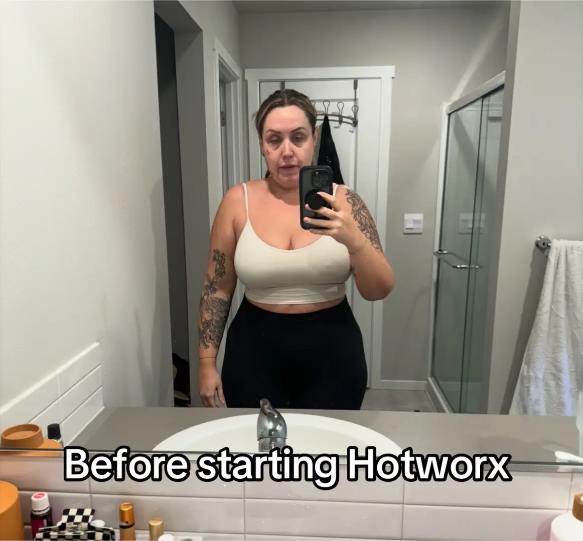 And a whole lot prettier #hotworx #wljourney #beforeandafter 