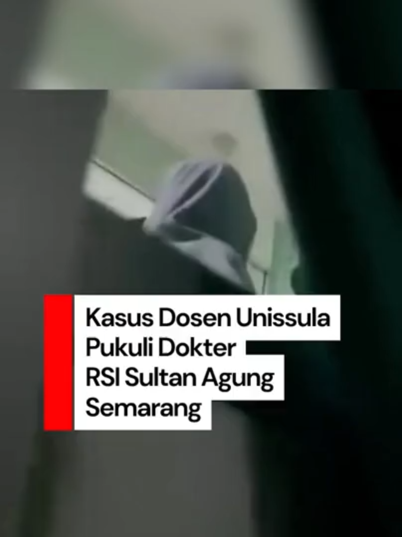 Viral di media sosial aksi penganiayaan seorang terhadap dokter anestesi. Peristiwa ini terjadi di Rumah Sakit Islam (RSI) Sultan Agung, Semarang, Jawa Tengah. Belakangan diketahui pelaku penganiayaan adalah dosen Fakultas Hukum Universitas Islam Sultan Agung (Unissula). Ketua Ikatan Dokter Indonesia (IDI) Jawa Tengah, dr. Telogo Wismo, menyampaikan keprihatinannya atas kasus ini. Creator: Ashri Fathan #rsisultanagung #dosenunissula #dokter #penganiayaandokter @dokteranestesi #detikcom #viral