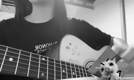 sing khos🙂 #តួច្រណែន #Cover #guitar #fyp #singing 