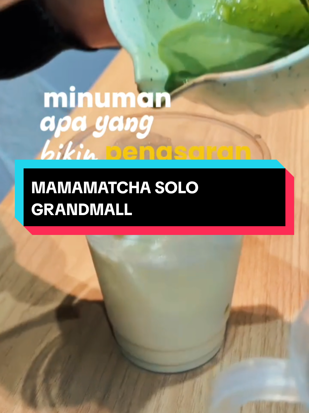 klo lagi banyak masalah mmpir aja di mamamatcha NeoSoloGrandmall trs belii matchaa dehhh😎😎  #surakarta #matchalatte  #matcha #mamamatcha #solo 
