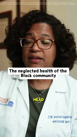 The neglected health of the black community #vev #fallfreshness #vitaminad3k2 #healthylifestyle #blackhealth 