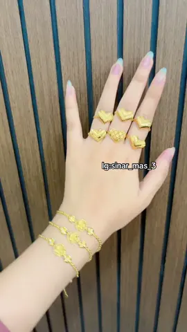 Cincin dan gelang dubai model terbaru by Sinar Mas 3😍yakin nih g kepincut🤭bisa langsung wa kmi di bio ya kk💕#emasasli #emasmuda #fyp #xyzbacaシ #emasmurah 