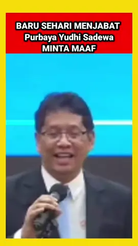 mentri keuagan yang baru Purbaya Yudhi Sadewa minta maaf. sumber vidio.ig_kumparan.com link vidio👇 https://www.instagram.com/reel/DOXjneUEvjn/?igsh=MWVyb25ya2x4ZG5pbg==