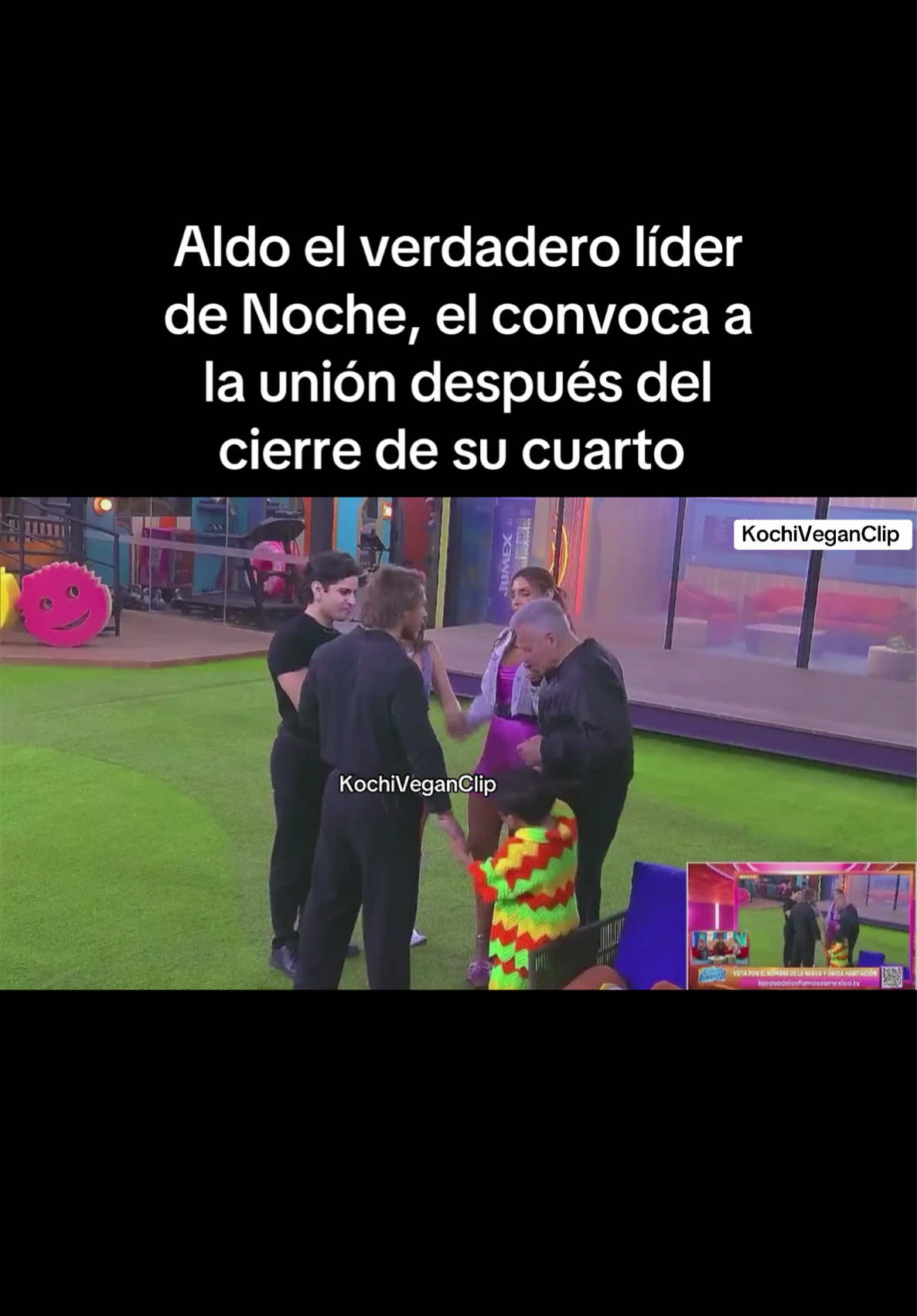 Aldo habla con sus compañeros de la casa de los famosos para estar unidos después del cierre de cuarto noche #lacasadelosfamososmx #lacasadelosfamososmexico #lacasadelosfamosos #aldodenigris 