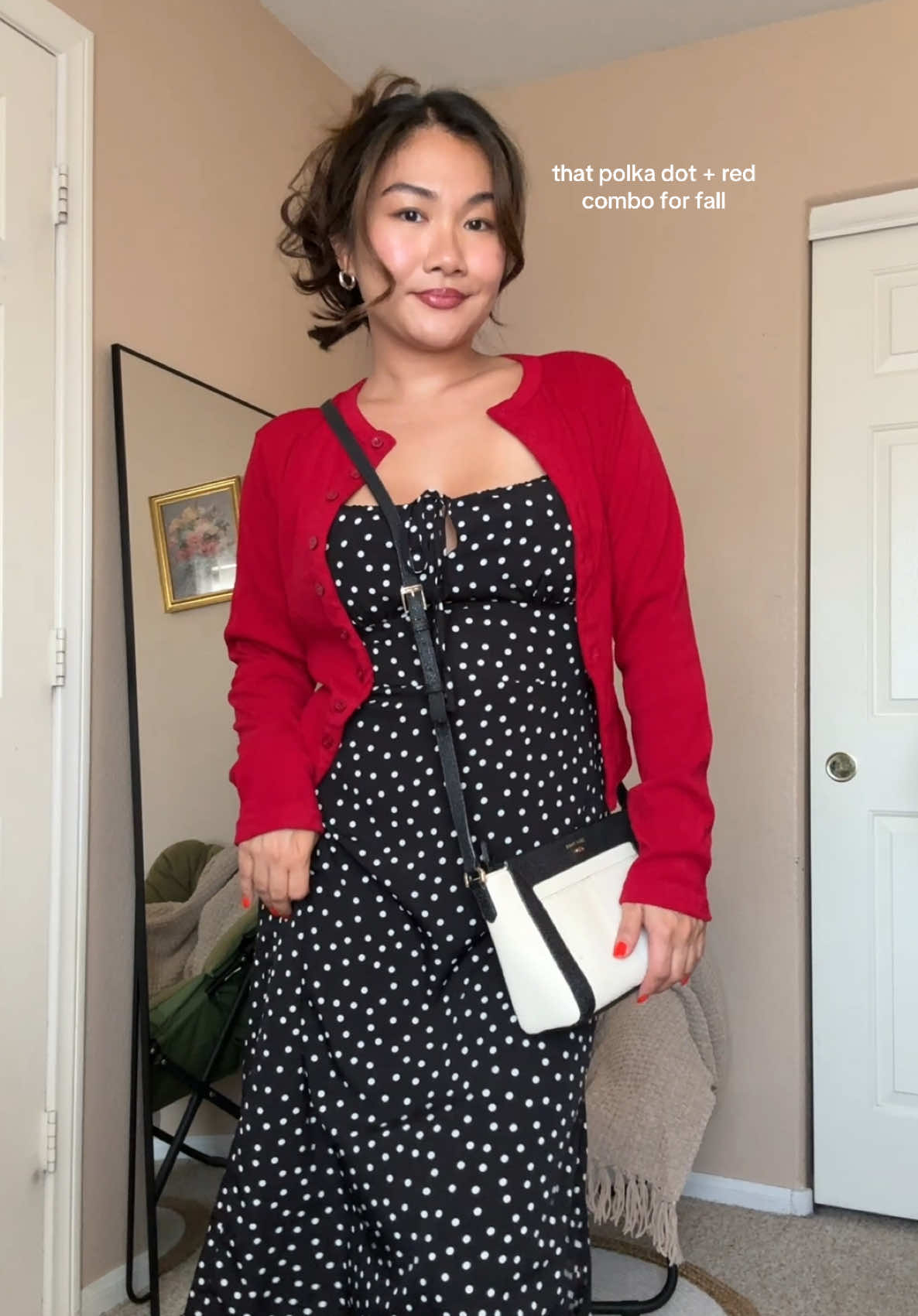 this midi dress is under $30 and can work for every season depends on how you style it #dressoutfit #affordablefashion #easyoutfits #outfitinspo #creatorsearchinsights  