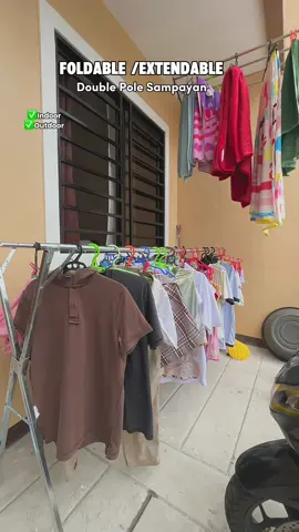 Di ka na magwoworry na mawalan ng sampayan everytime na uulan #sampayan #sampayanfoldable #sampayanngdamit #dryingrack 