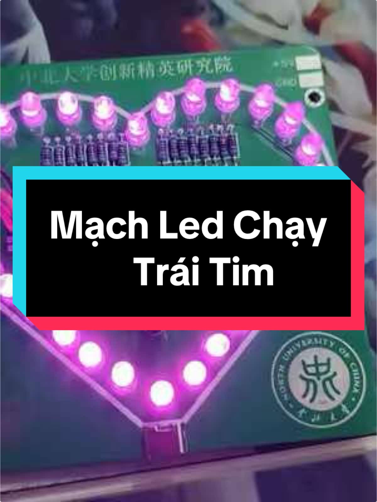 Mạch chạy led trái tim siêu dễ thương #khosilinhkien #xuhuongtiktok #toptrending