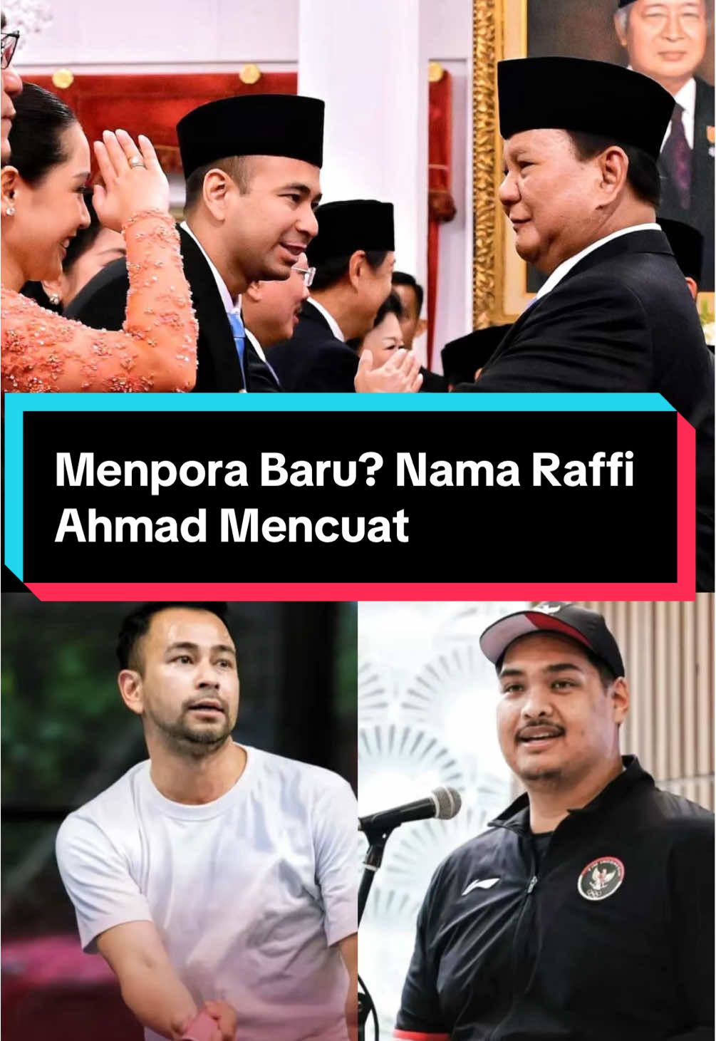 Menpora Baru? Nama Raffi Ahmad Mencuat