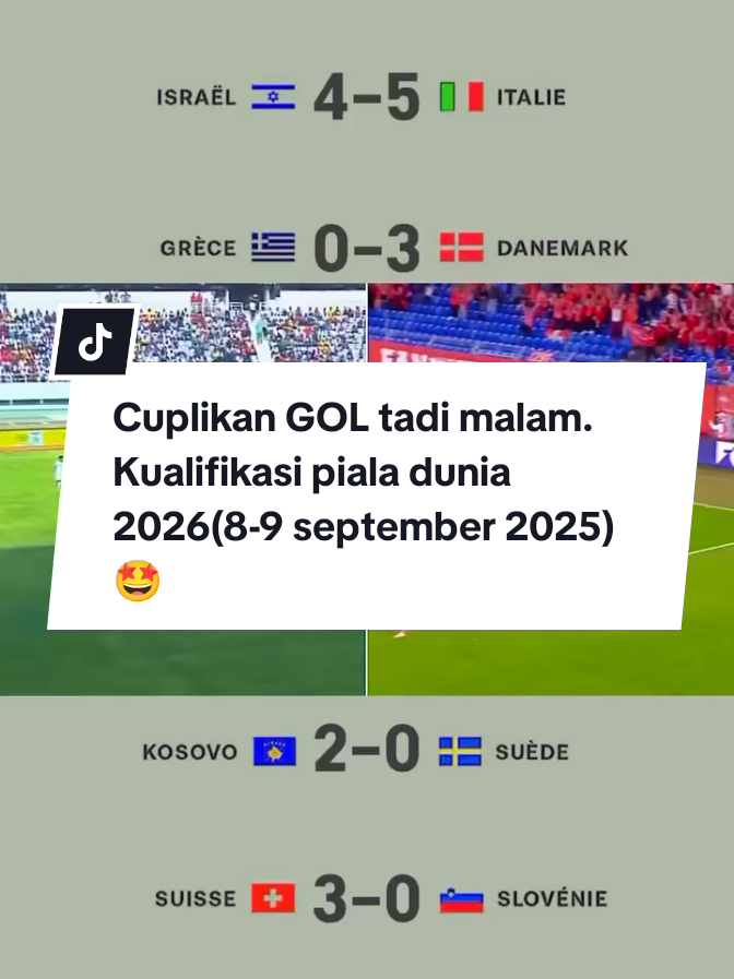 Cuplikan Gol Gol tadi malam di kualifikasi piala dunia 2026 🤩 #kualifikasipialadunia2026 #hasilbolatadimalam #fyppppppppppppppppppppppp #viraltiktok 
