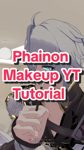 here’s a compilation of yesterday’s makeup stream  #HonkaiStarRail #hoyoverse #phainon #makeup #tomatova 