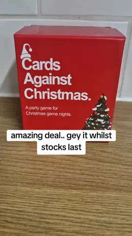 🎄😂 Think you can handle the most outrageous Christmas game ever? Cards Against Christmas is here to take your festive nights from cosy to chaotic! Perfect for family & friends who love a laugh (and aren’t easily offended 😉). Don’t miss out on the game everyone’s talking about 👀 Tap now to grab yours before it’s gone! 🎁👇 #christmasgames #dealdrops 
