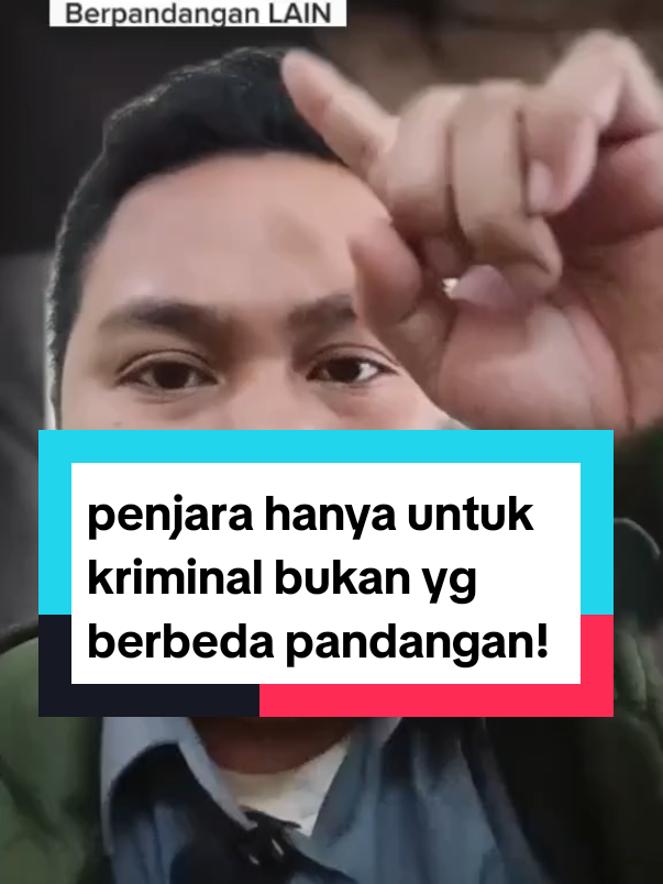 penjara hanya untuk orang kriminal bukan yg berbeda pandangan! #bjhabibie#indonesia🇮🇩 #fypage 
