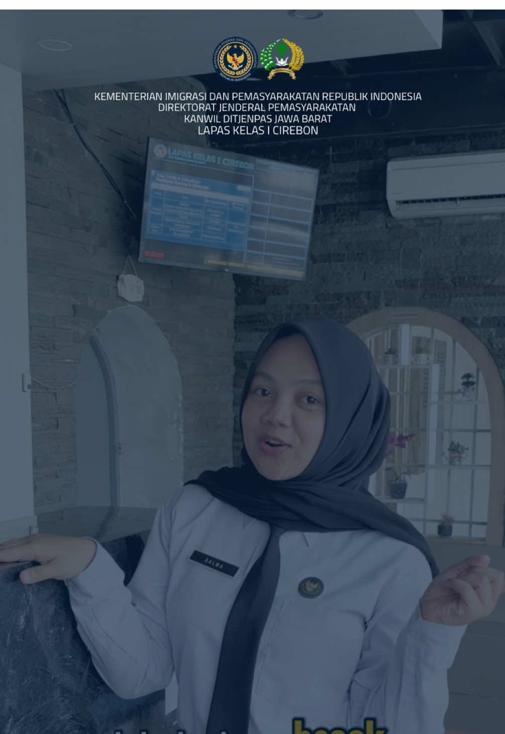 Info, Pasbi - Informasi Kunjungan pada besok Rabu 10 September 2025 tutup terlebih dahulu dan buka kembali Kamis (9/9). #lapascirebon  #pemasyarakatanjabar #kemenimipas 