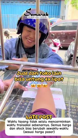 Jual perhiasan dari toko lain bisa untung berlipat lipat karena sesuai harga pasar dan transparan 😍 #tokoemas #emasasli #perhiasanemas #buybackemas #reviewjujur 