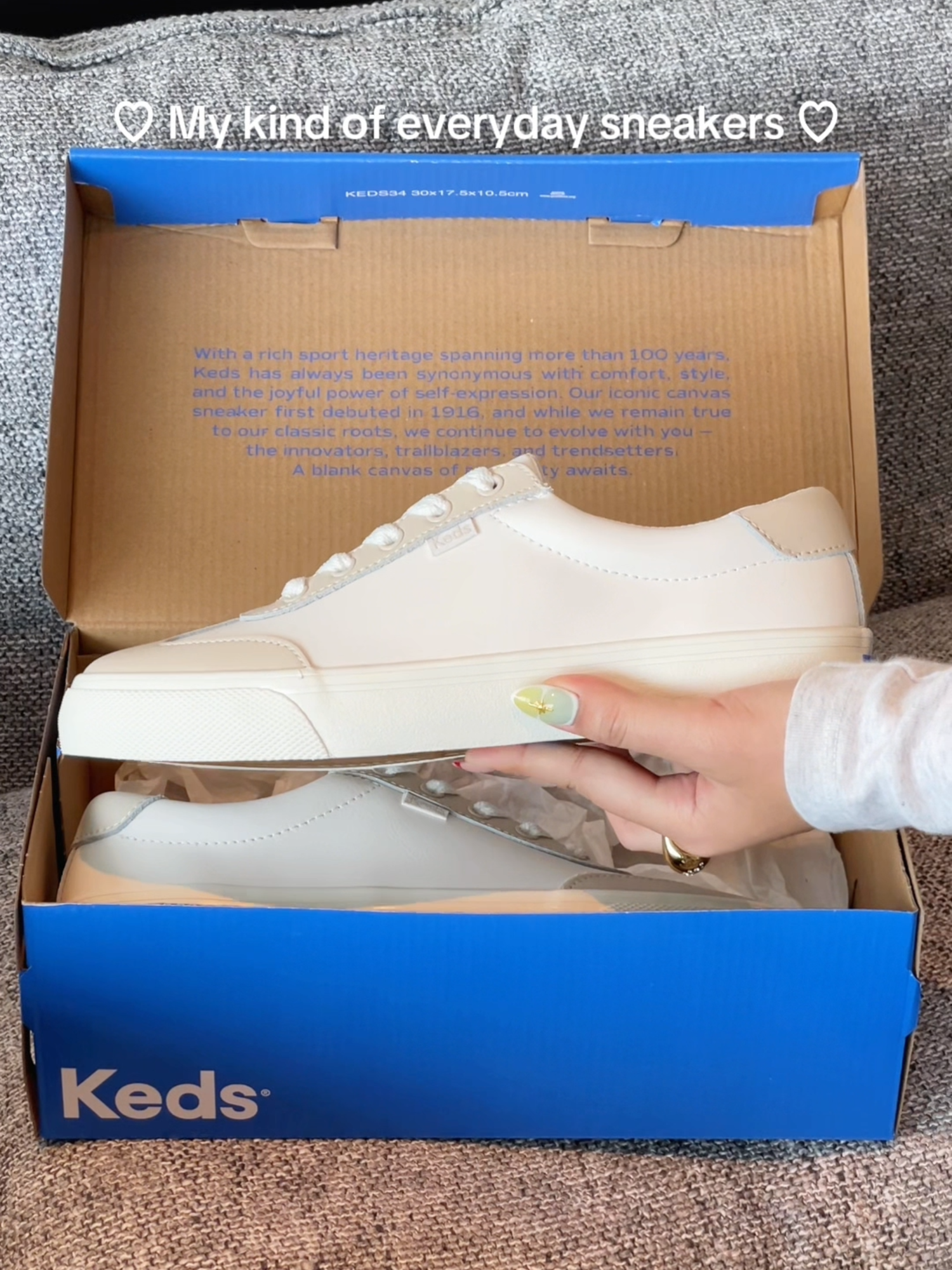 My go-to pair for every day 🤍👟 #KedsThailand #TikTokFashion #womensneakers